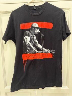 Sam Hunt 2015 World Summer Tour T Shirt Rare Original Official Size Medium‎